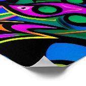 Ken Gage Graffiti Art Pop Drop Poster (Hoek)