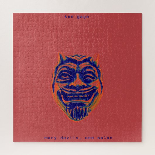 Ken Gage many Devils, One Satan Puzzle Legpuzzel (Verticaal)