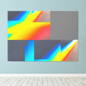 Ken Gage Niets Namaak Vuitton Canvas Afdruk (Insitu (Houten vloer))