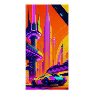 Ken Gage Raceway naar de Toekomst Perfect Poster