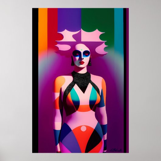 Ken Gage Rainbow's Gravity Pop Surrealisme Poster (Voorkant)