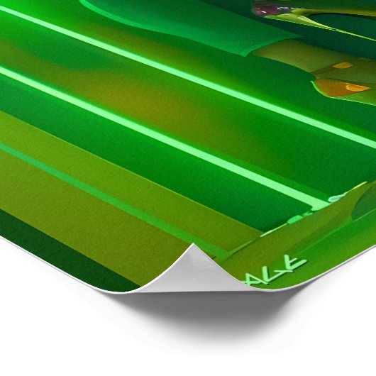 Ken Gage Waiting on the Future Science Fiction Poster (Hoek)