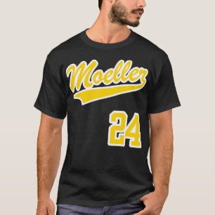 Ken Griffey Jr MOELLER Away Jersey Front Back Prin T-shirt