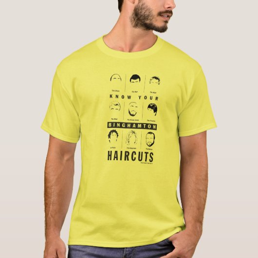 Ken je Binghamton Haircuts T-shirt (Voorkant)