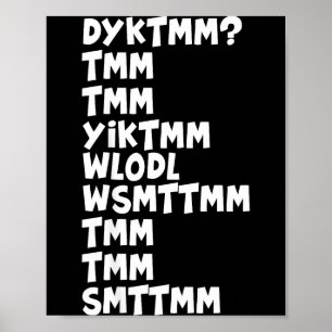 Ken je de Muffin Man Dyktmm Nostalgie Grappig Poster
