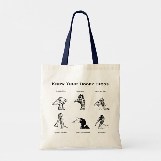 Ken je Doofy Birds Canvas tas (Achterkant)