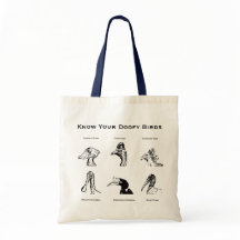Ken je Doofy Birds Canvas tas