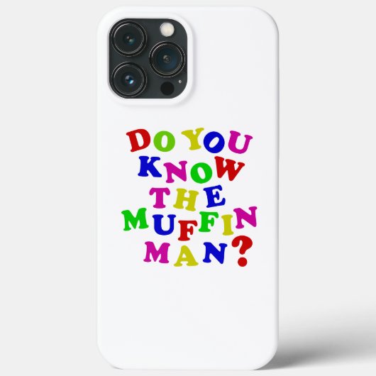Ken je het Muffin Man? Case-Mate iPhone Case (Achterkant)