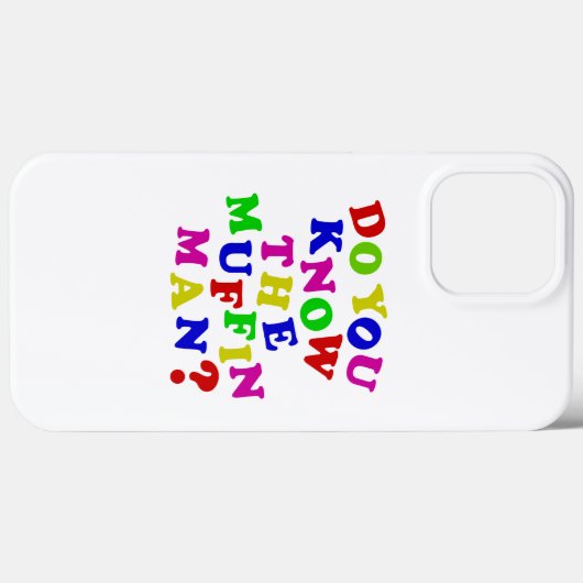 Ken je het Muffin Man? Case-Mate iPhone Case (Achterkant (horizontaal))