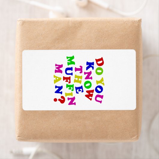 Ken je het Muffin Man? Etiket (Insitu)