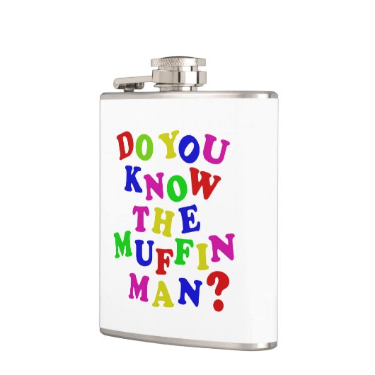 Ken je het Muffin Man? Heupfles (Links)