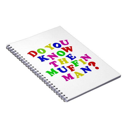Ken je het Muffin Man? Notitieboek (Rechterzijde)