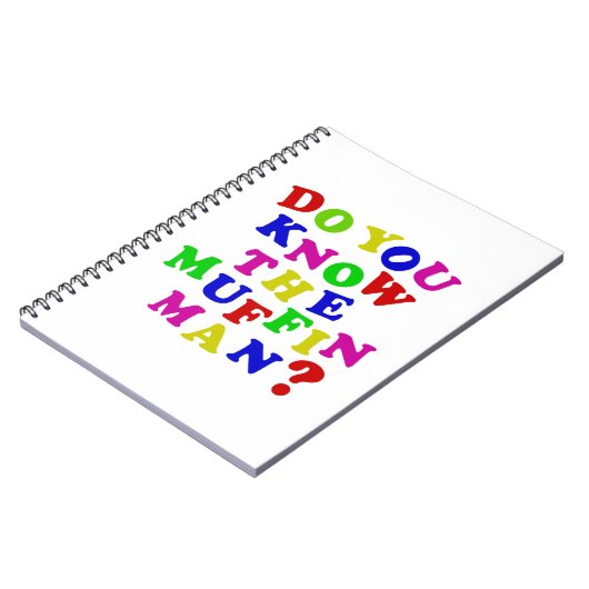 Ken je het Muffin Man? Notitieboek (Linkerzijde)