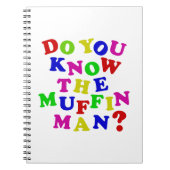 Ken je het Muffin Man? Notitieboek (Voorkant)