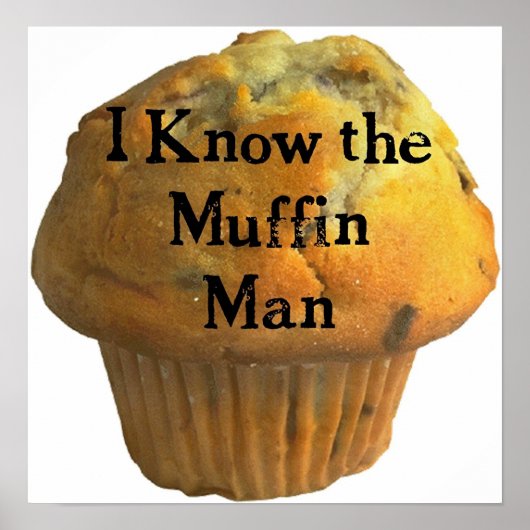 Ken je het Muffin Man? Poster (Voorkant)