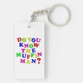 Ken je het Muffin Man? Sleutelhanger (achterkant)