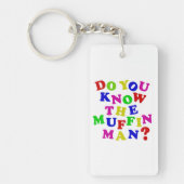 Ken je het Muffin Man? Sleutelhanger (Voorkant)