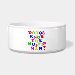 Ken je het Muffin Man? Voerbakje