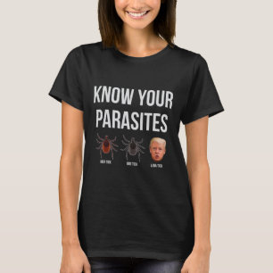 Ken je parasieten die President Trump Parasite dum T-shirt