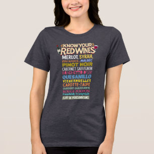 Ken je rode wijnen (enigszins) Tri-Blend shirt