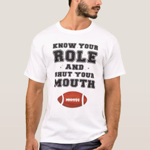Ken Je Rol En Hou Je Mond T-shirt