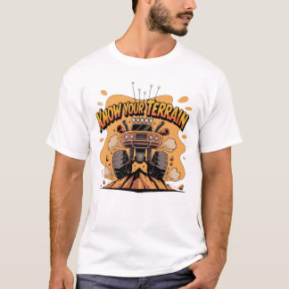 Ken Je Terrein Oranje Monstertruck Off-Road T-shirt