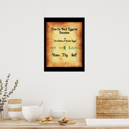 Ken je zelf poster (Keuken)