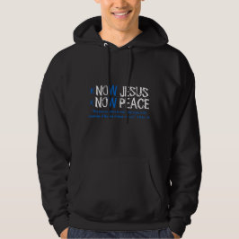 Ken Jesus Know Peace Mannen Christelijk T-shirt