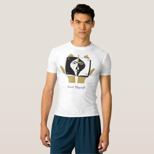 Ken jezelf! t-shirt (Voorkant volledig)