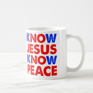 Ken Jezus Ken Vrede Christelijke Mok