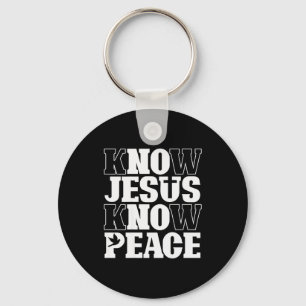 Ken Jezus Ken Vrede Religie God Kerk Christia Sleutelhanger