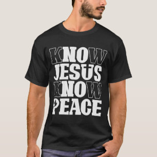 Ken Jezus Ken Vrede Religie God Kerk Christia T-shirt