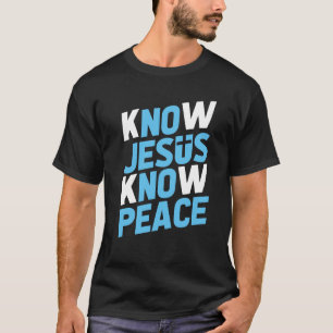 Ken Jezus Know Peace (Verander van kleur) T-shirt