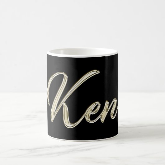 Ken Name whitegold Tasse Teetasse (Centre)