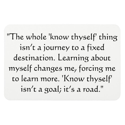 Ken Thyself Magneet (Horizontaal)