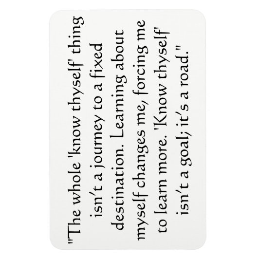 Ken Thyself Magneet (Verticaal)