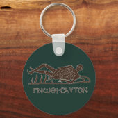 Ken Thyself Memento Mori Mosaic Sleutelhanger (Voorkant)