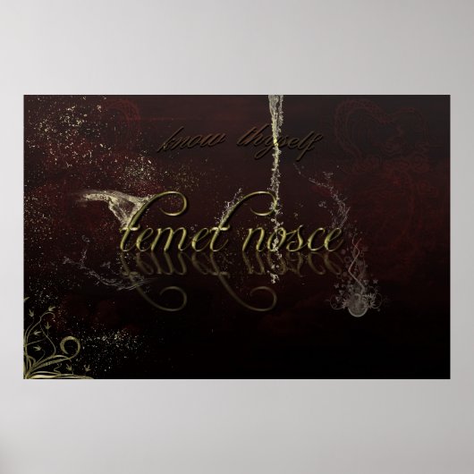 Ken Thyself Poster (Voorkant)