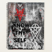 Ken Thyself Satanic Occult Gothic Planner (Voorkant)