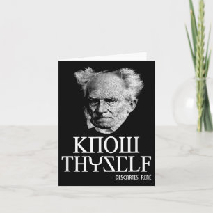Ken Thyself Socrates Descartes Schopenhauer Philo Kaart
