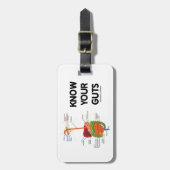 Ken uw darmen (anatomische Humor van het spijsvert Bagagelabel (Voorkant verticaal)