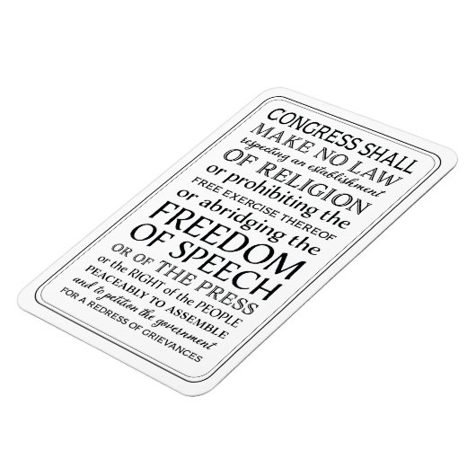 Ken uw eerste wijzigingsrechten magneet (Linkerzijde)