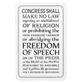 Ken uw eerste wijzigingsrechten magneet (Verticaal)