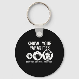 Ken uw parasieten Anti-Trump Resist T Shirt Funn Sleutelhanger