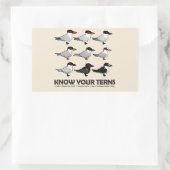 Ken Uw Termen Rechthoekige Sticker (Tas)
