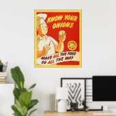 Ken Uw Uien ~  Poster WW2 van de V.S. (Thuiskantoor)