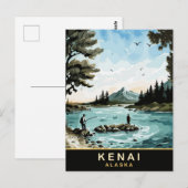 Kenai, Alaska, Vintage reizen Briefkaart (Voorkant / Achterkant)