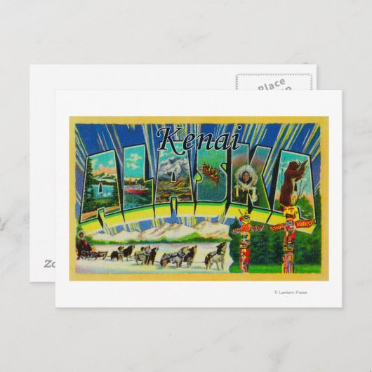 Kenai, AlaskaLarge Letter ScenesKenai, AK Briefkaart (Voorkant / Achterkant)