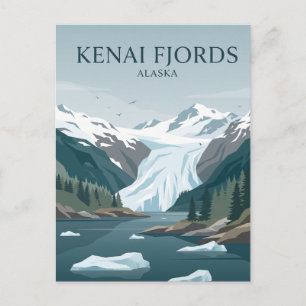Kenai Fjords National Park Alaska Briefkaart