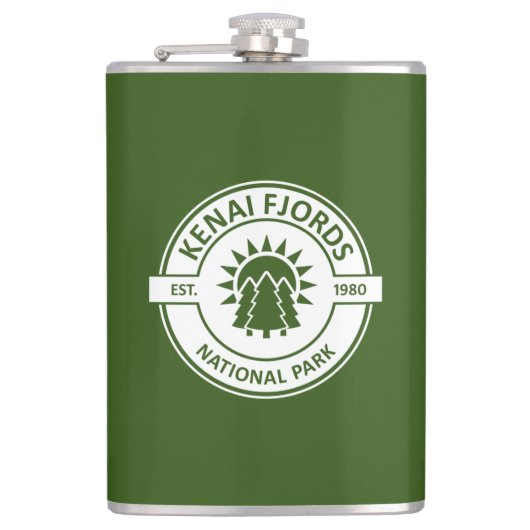 Kenai Fjords National Park Sun Trees Heupfles (Voorkant)